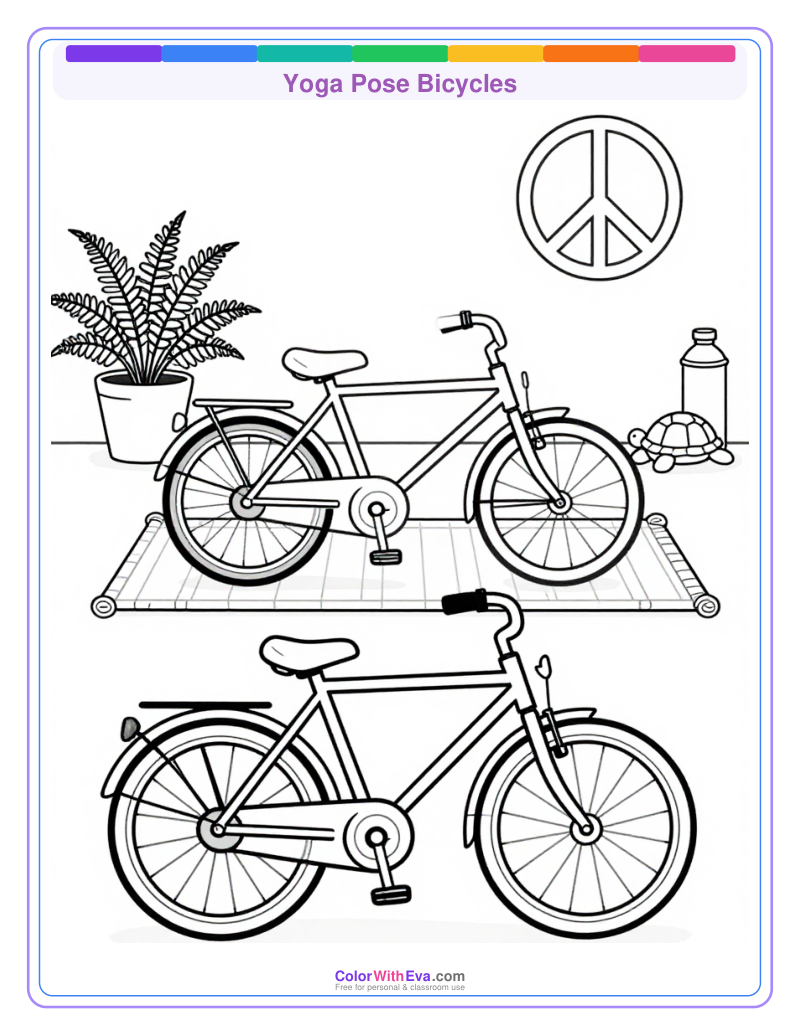 Yoga Pose Bicycles thumbnail