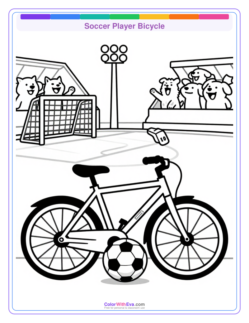 Soccer Player Bicycle thumbnail