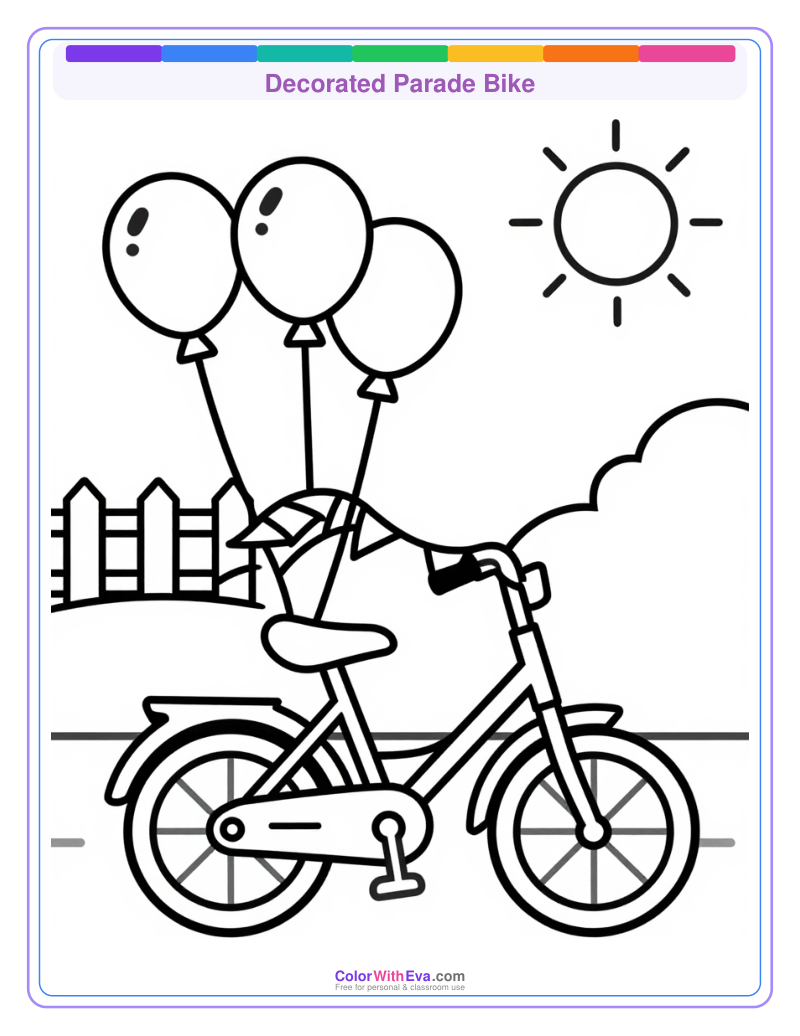 Decorated Parade Bike preview