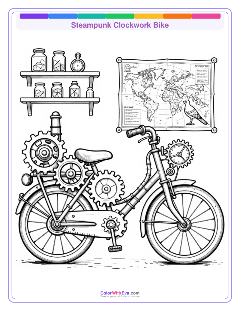 Steampunk Clockwork Bike preview