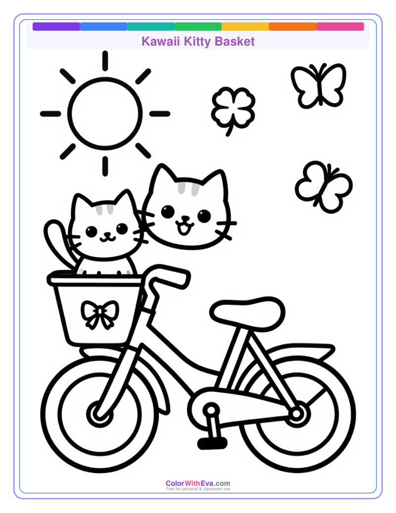 Kawaii Kitty Basket preview