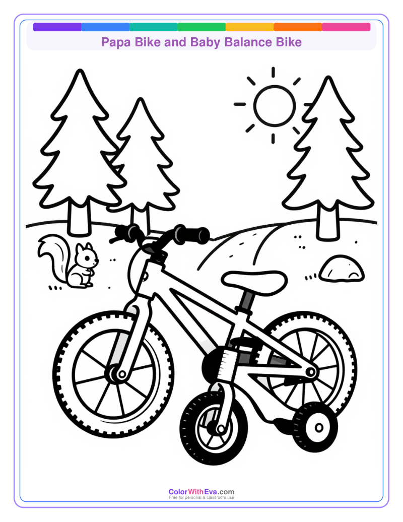 Papa Bike and Baby Balance Bike thumbnail