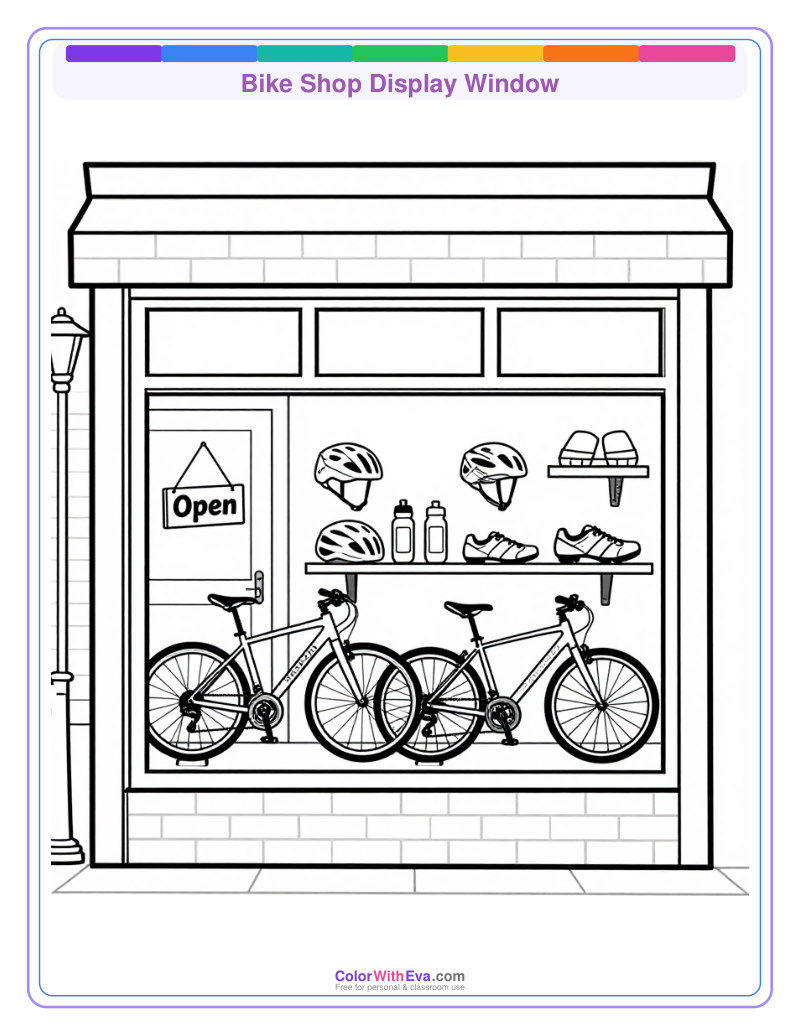 Bike Shop Display Window preview