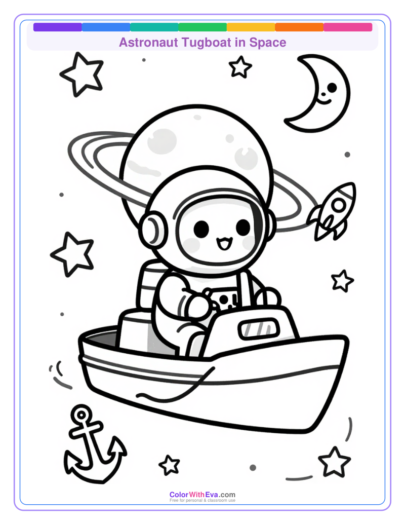 Astronaut Tugboat in Space thumbnail