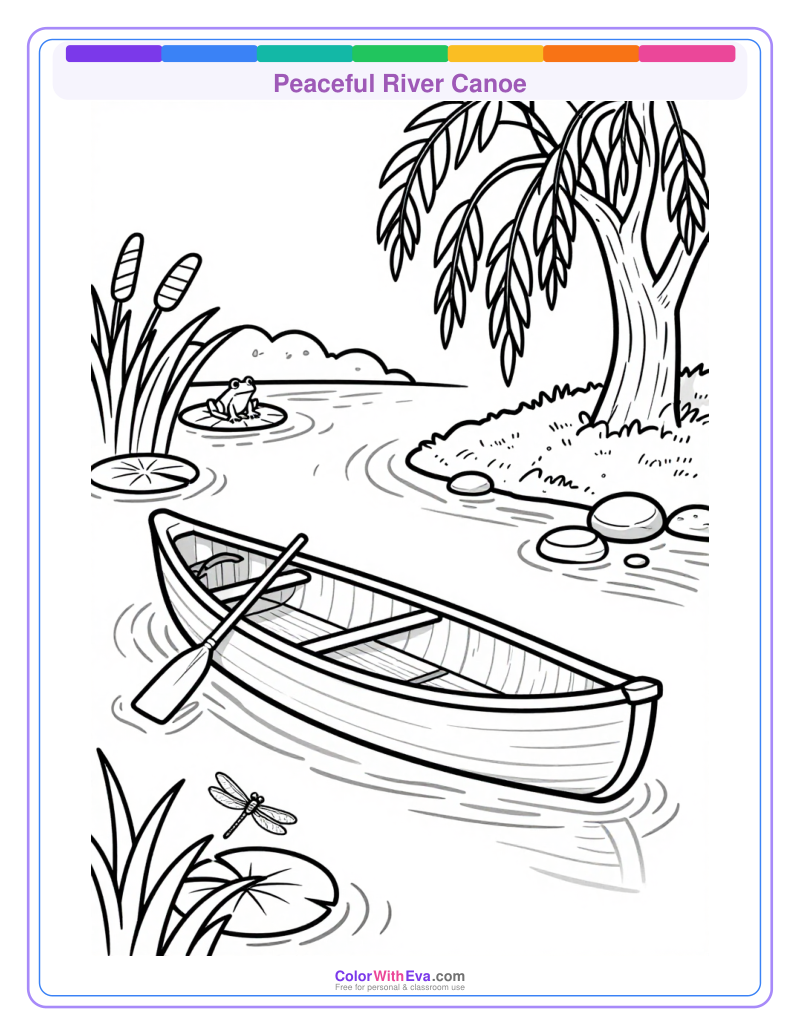 Peaceful River Canoe preview