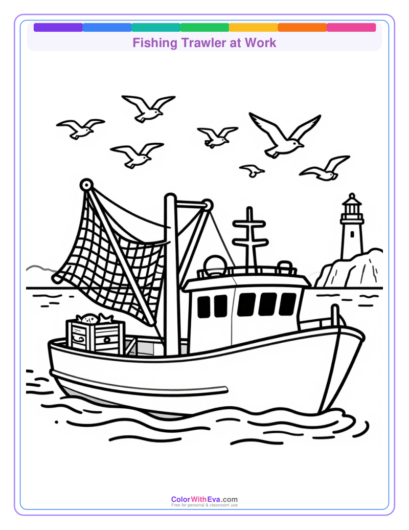 Fishing Trawler at Work preview