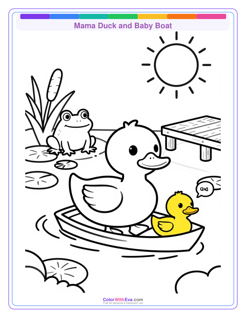 Mama Duck and Baby Boat thumbnail