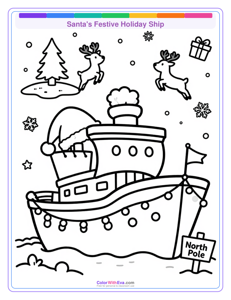 Santa's Festive Holiday Ship preview