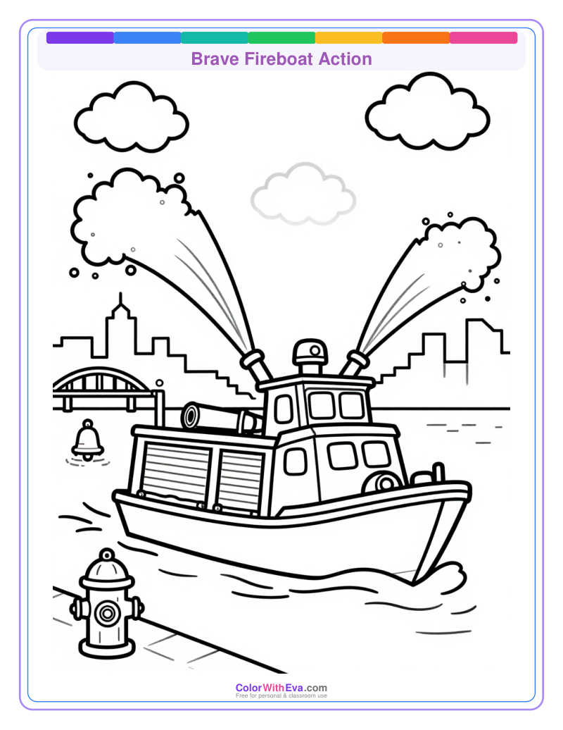 Brave Fireboat Action preview