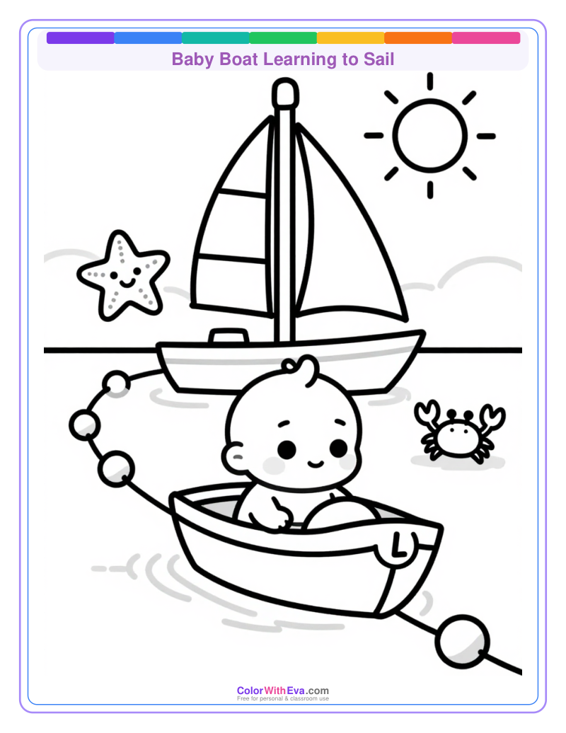 Baby Boat Learning to Sail thumbnail