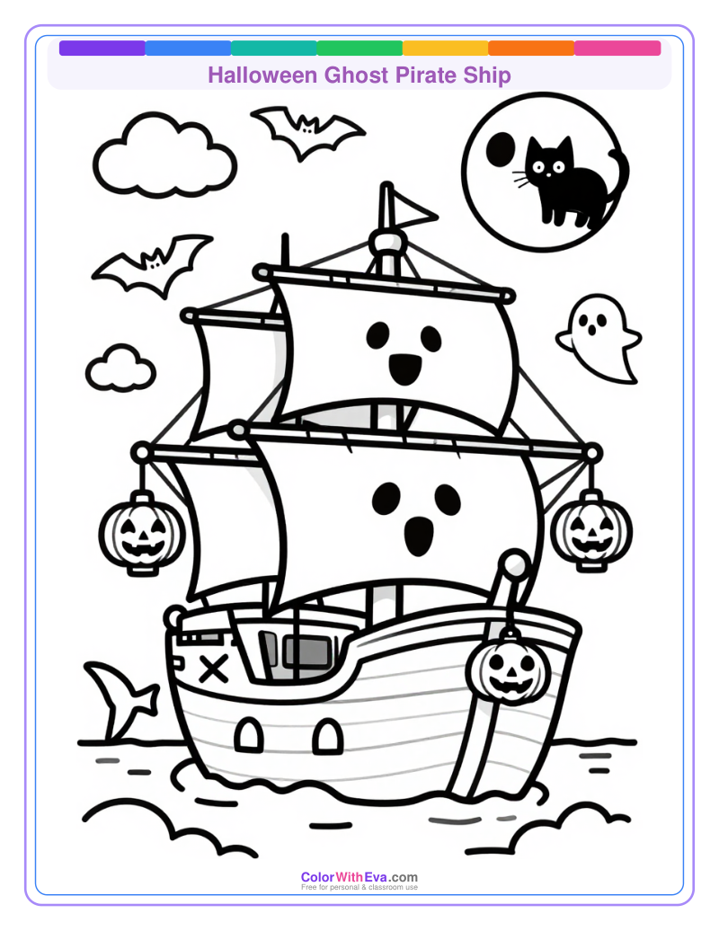 Halloween Ghost Pirate Ship thumbnail