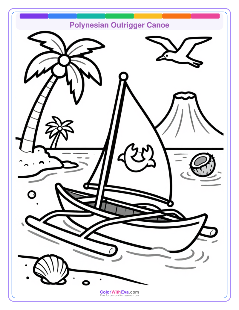Polynesian Outrigger Canoe preview