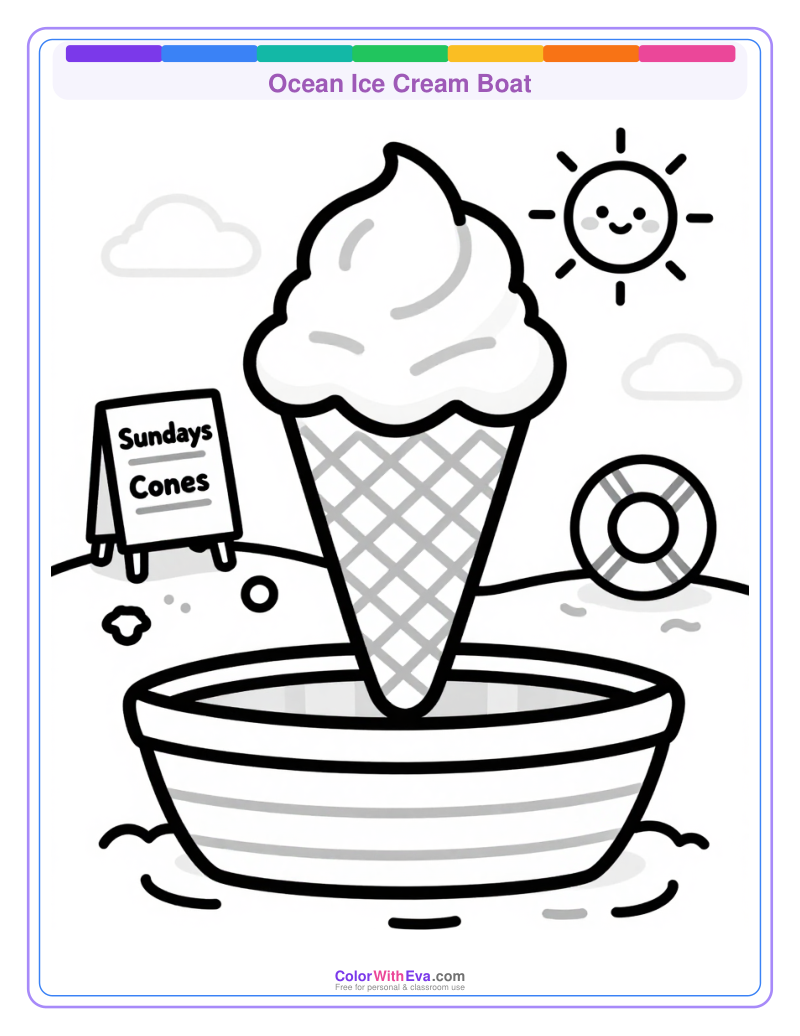 Ocean Ice Cream Boat preview