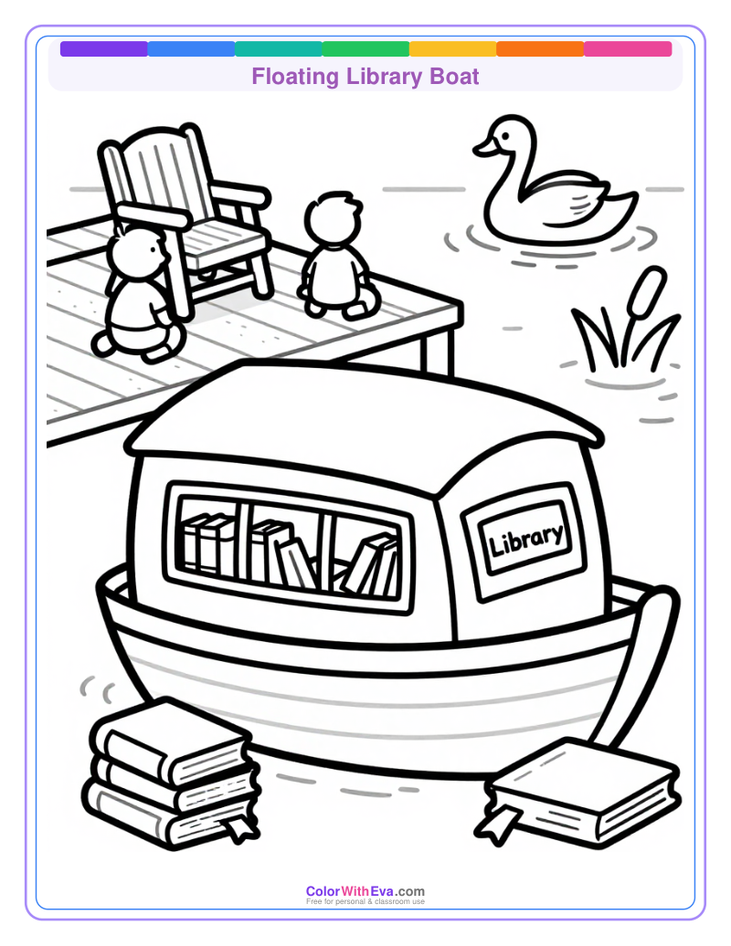 Floating Library Boat preview