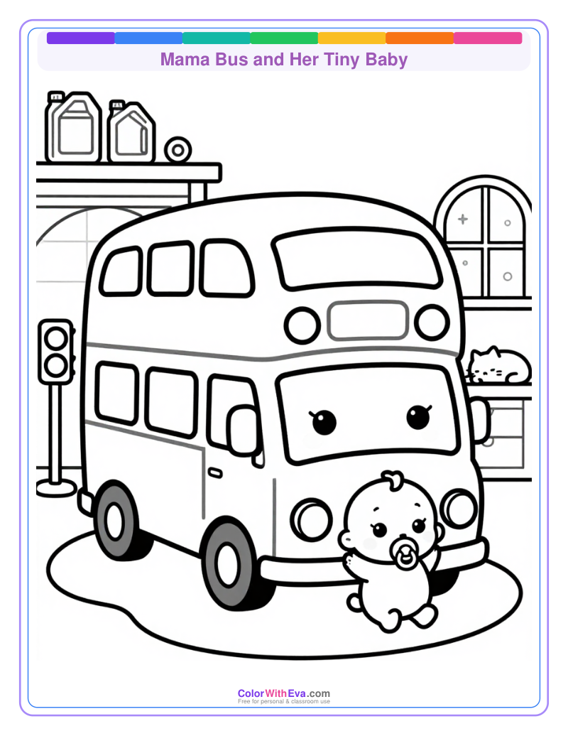 Mama Bus and Her Tiny Baby thumbnail