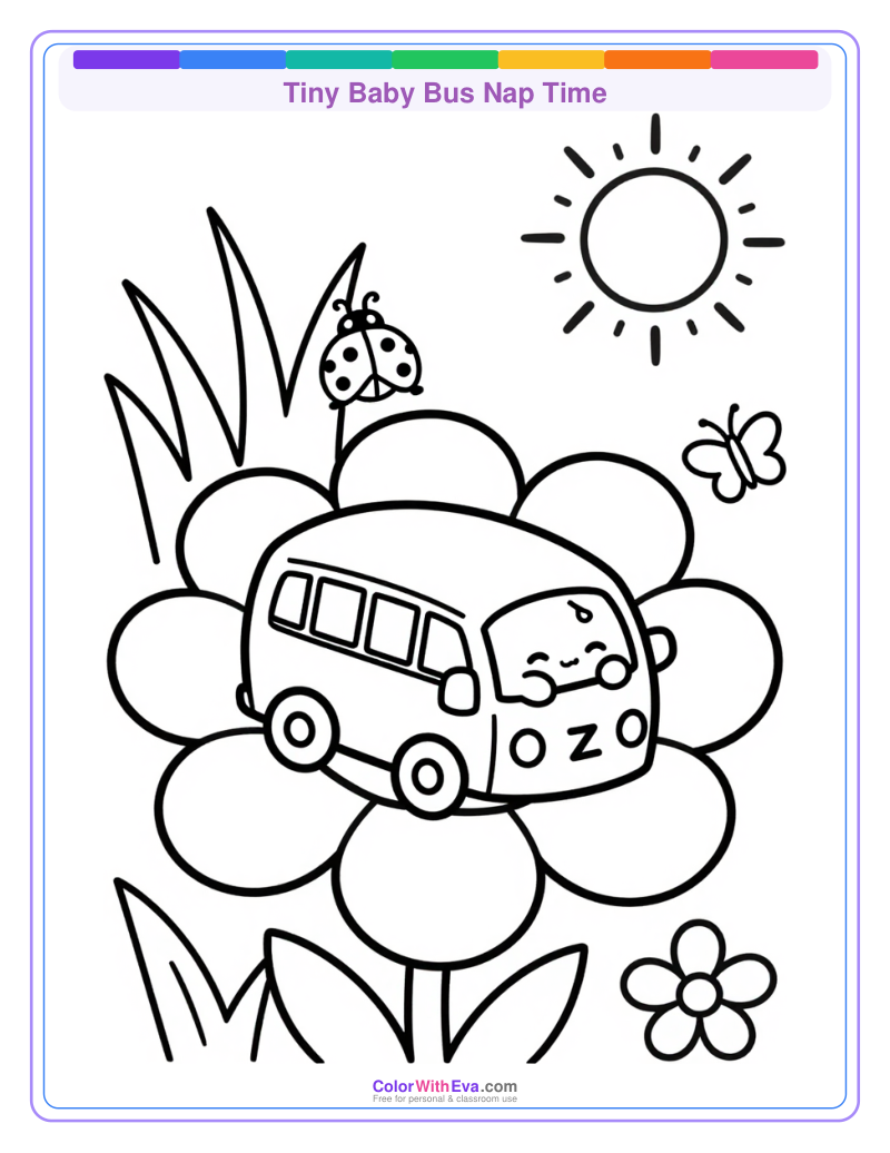 Tiny Baby Bus Nap Time preview