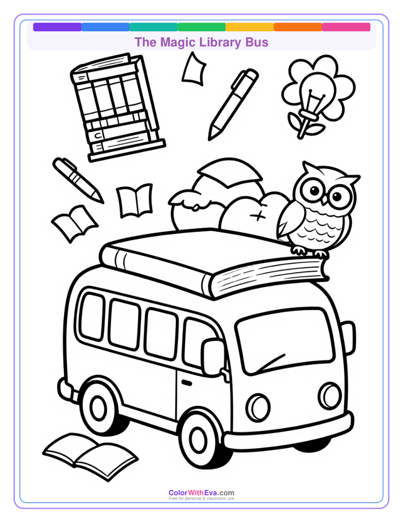 The Magic Library Bus preview