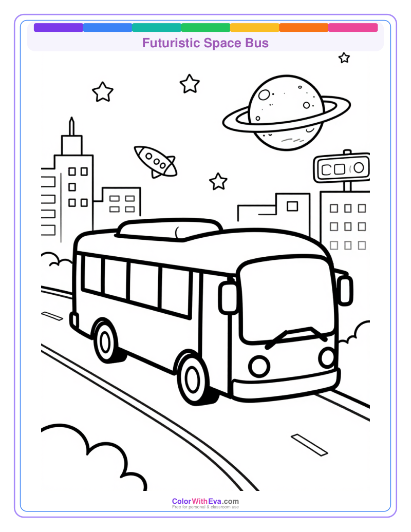 Futuristic Space Bus preview