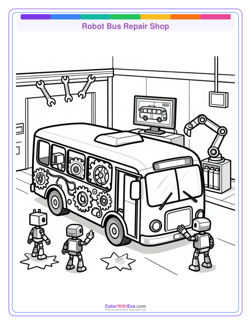 Robot Bus Repair Shop thumbnail