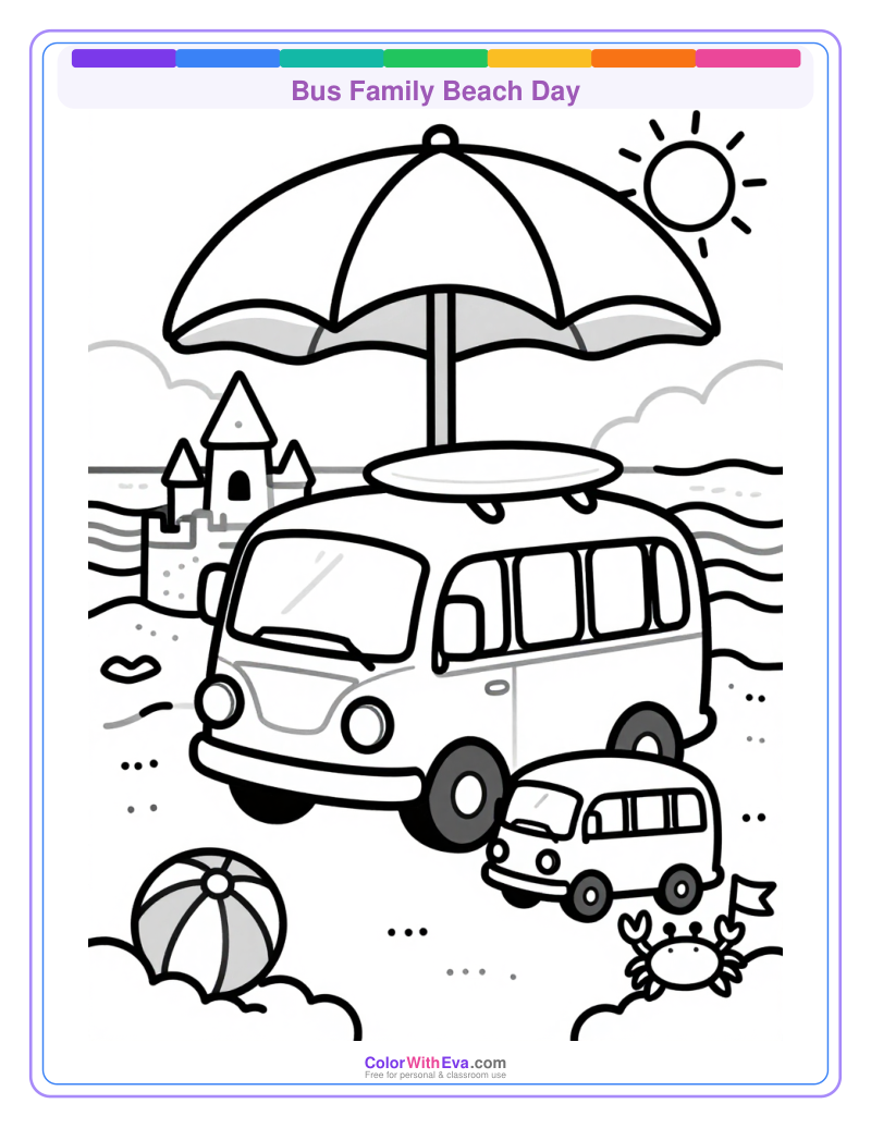 Bus Family Beach Day preview