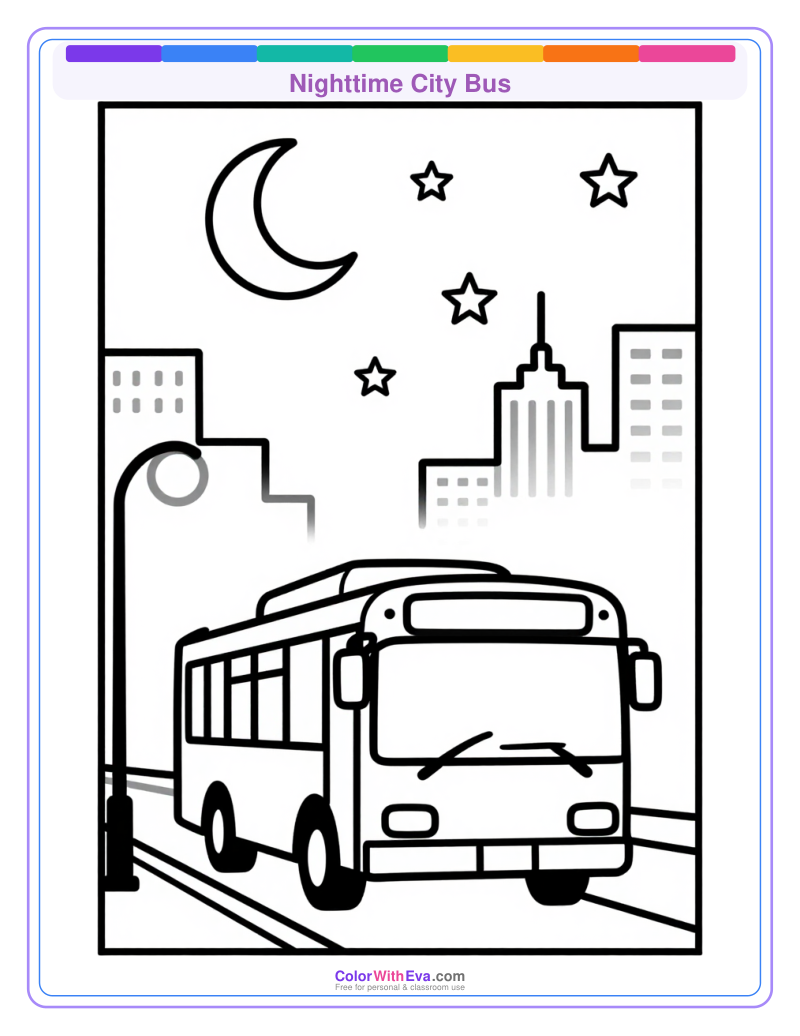 Nighttime City Bus preview