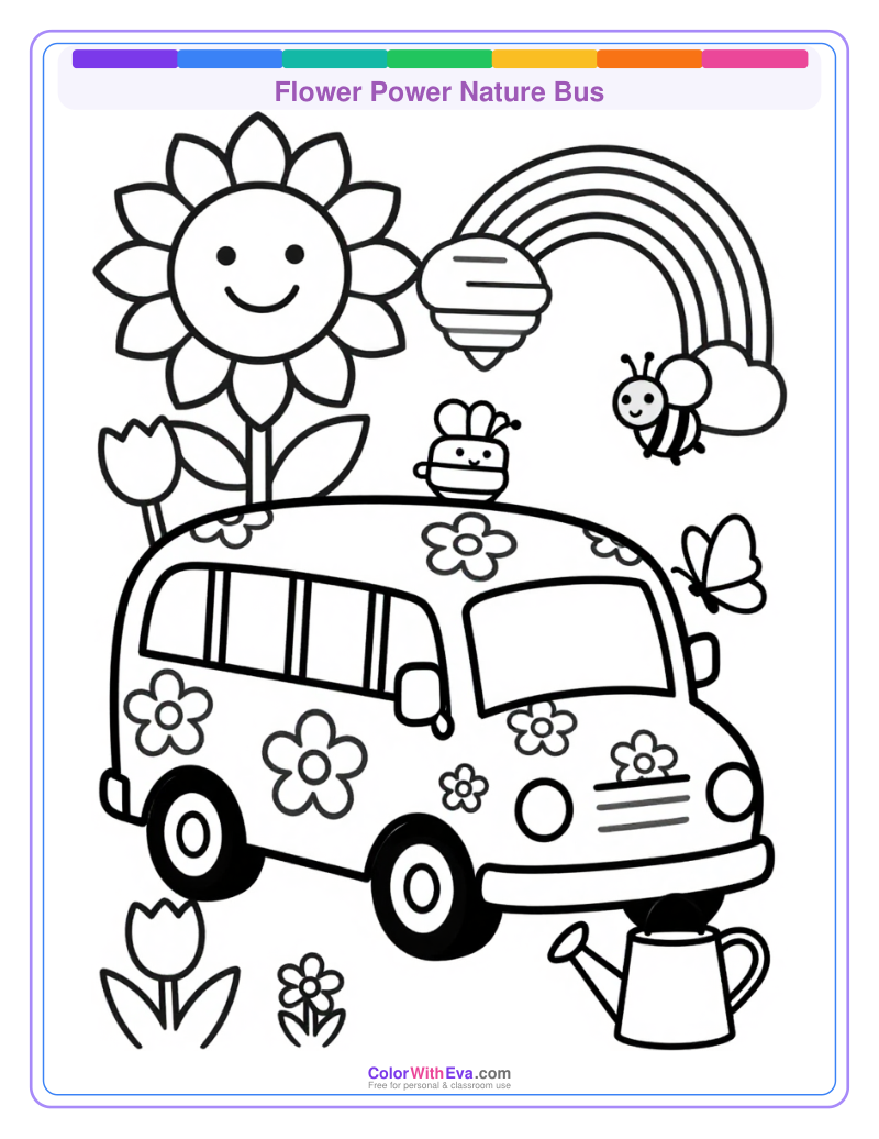 Flower Power Nature Bus preview