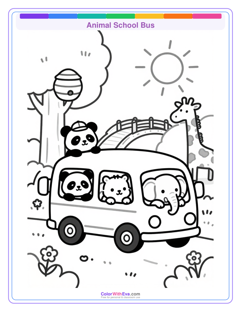 Animal School Bus preview