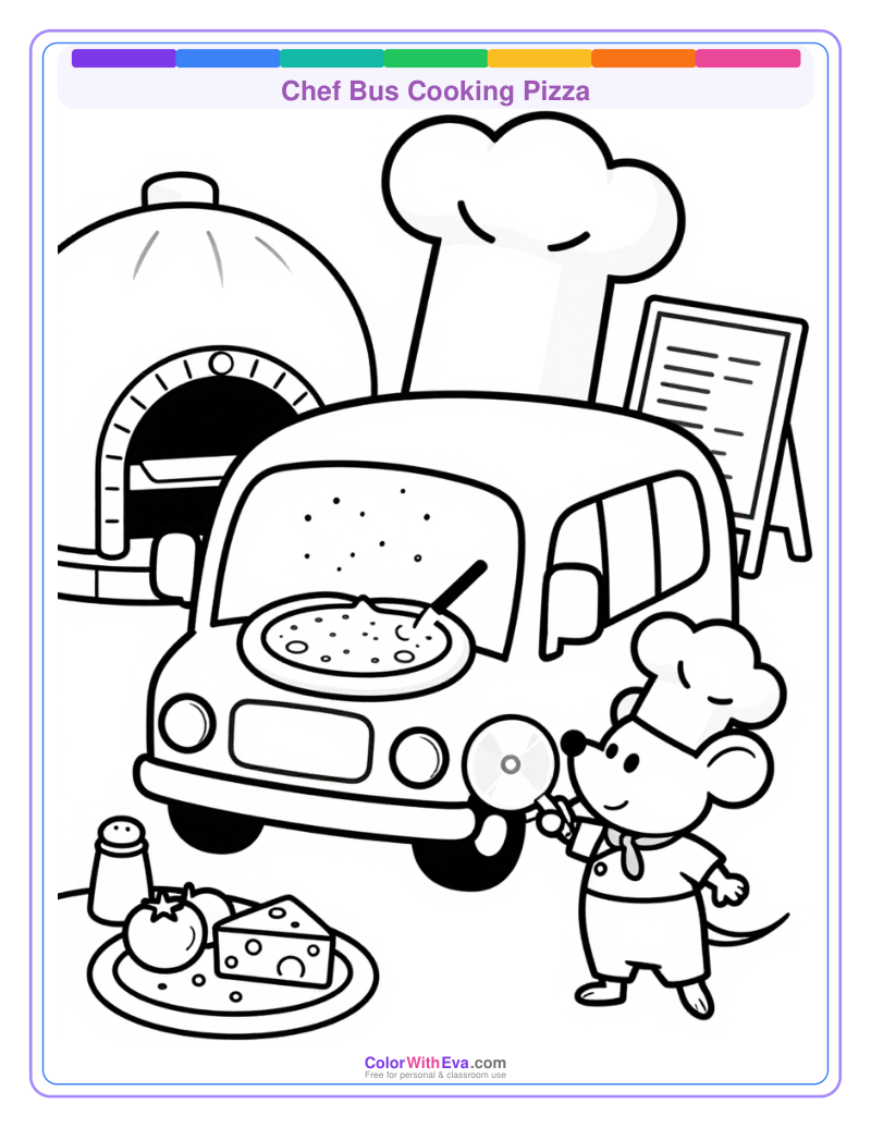 Chef Bus Cooking Pizza thumbnail