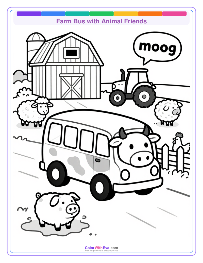 Farm Bus with Animal Friends thumbnail