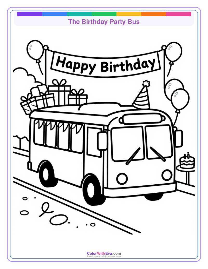 The Birthday Party Bus preview