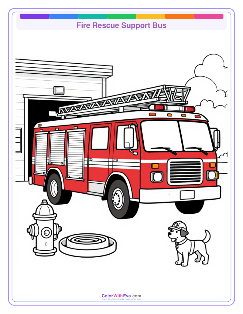 Fire Rescue Support Bus preview