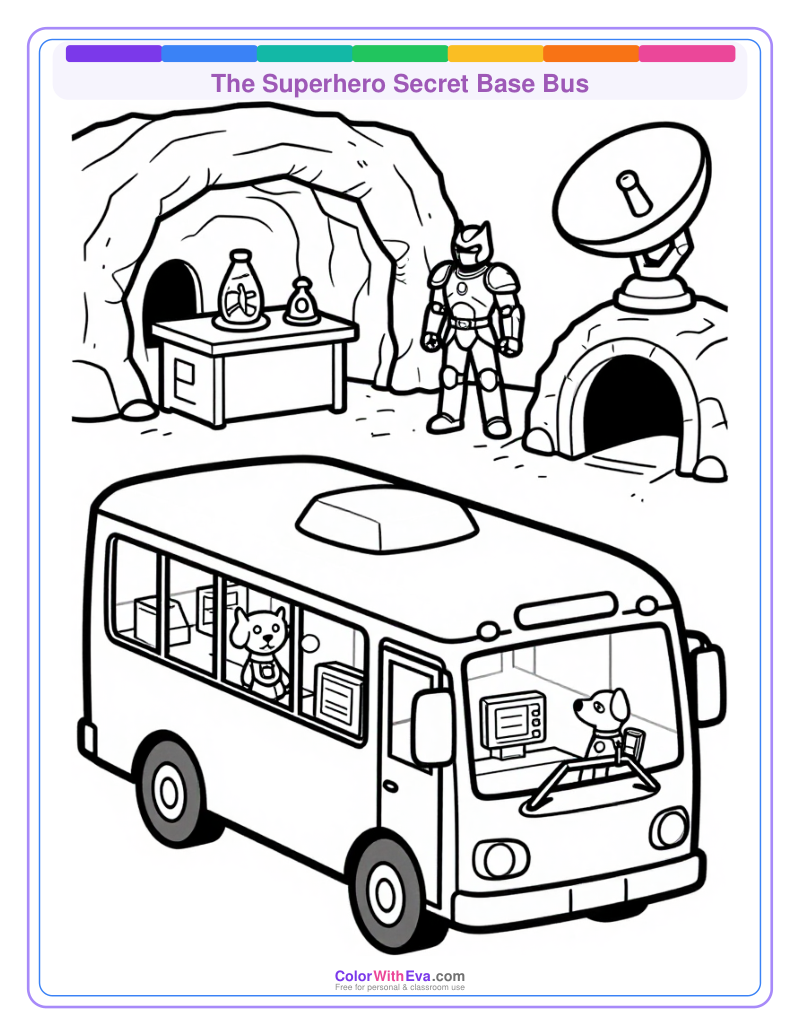 The Superhero Secret Base Bus thumbnail