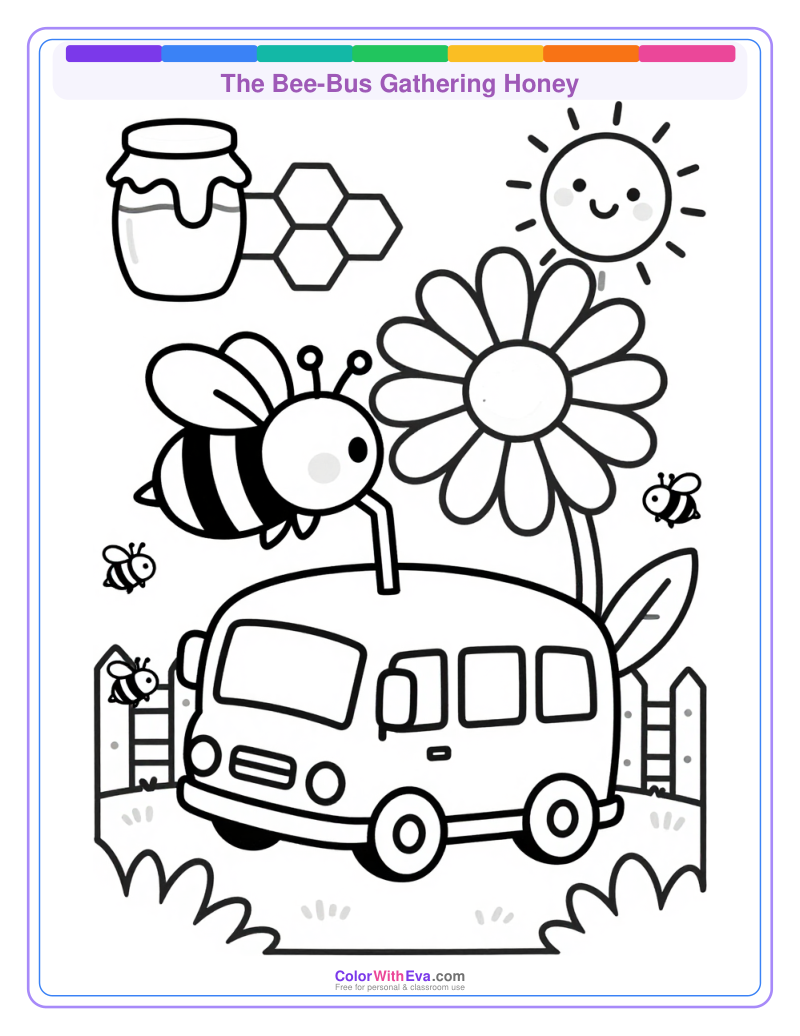 The Bee-Bus Gathering Honey thumbnail