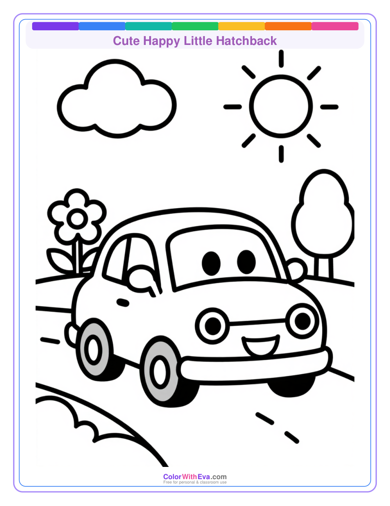 Cute Happy Little Hatchback preview