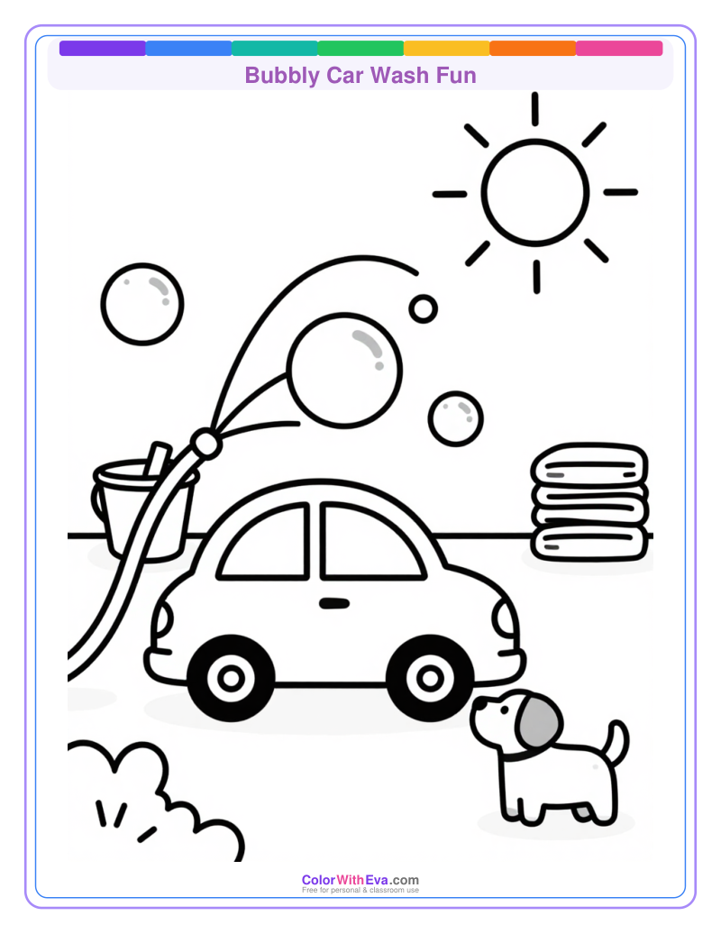 Bubbly Car Wash Fun preview