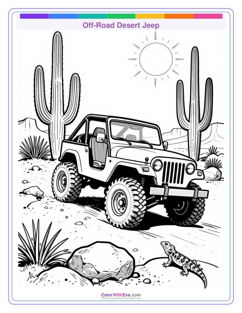 Off-Road Desert Jeep preview