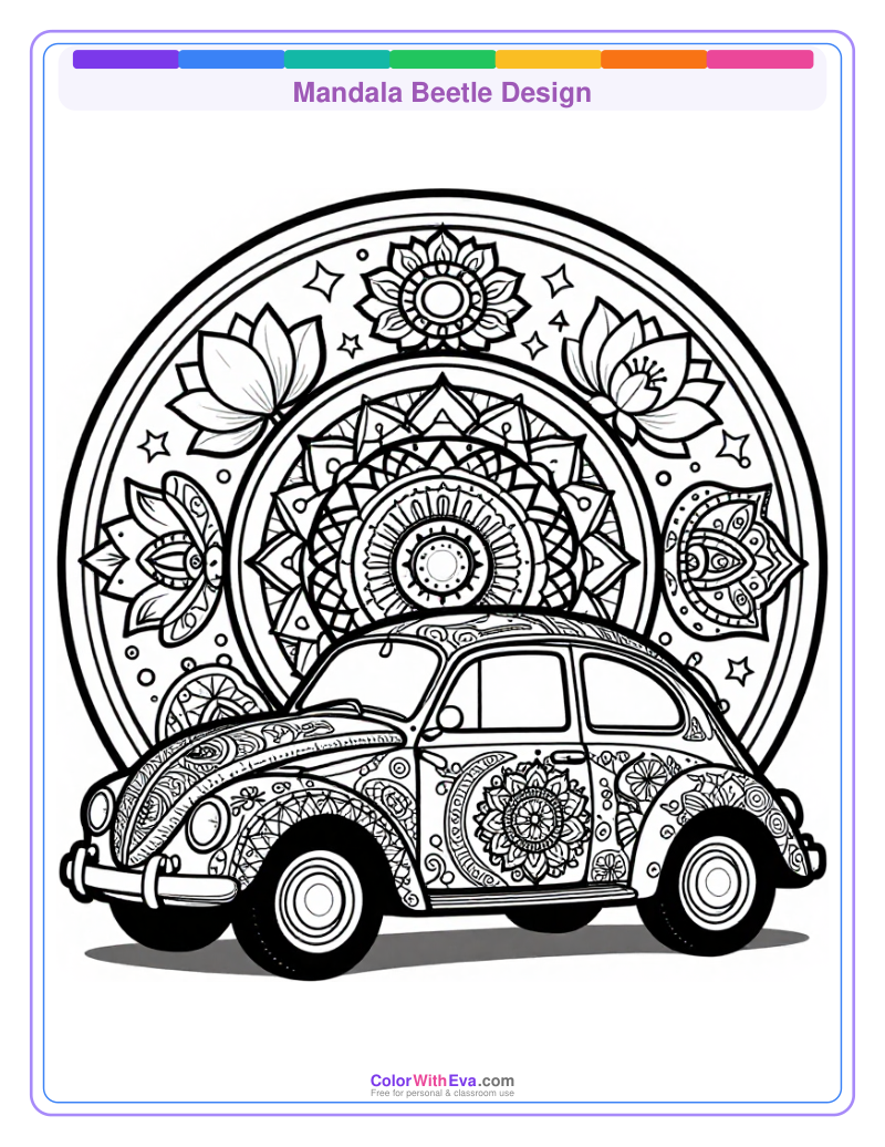Mandala Beetle Design thumbnail