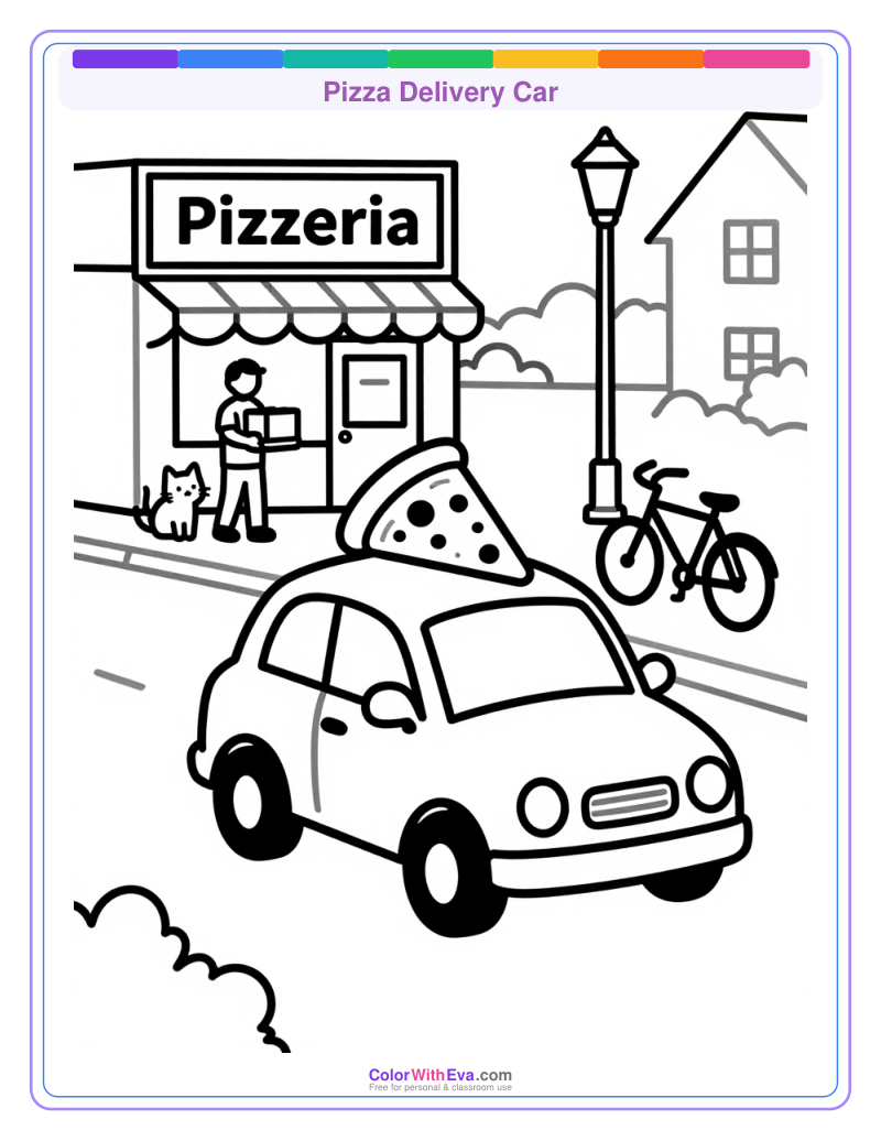 Pizza Delivery Car preview