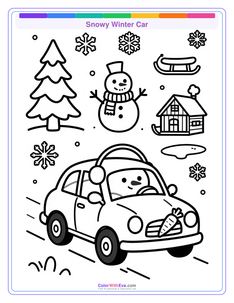 Snowy Winter Car thumbnail