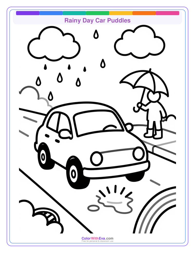 Rainy Day Car Puddles preview