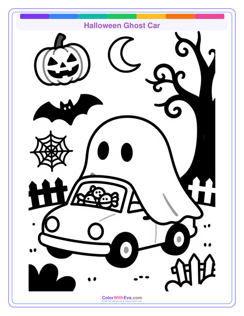 Halloween Ghost Car thumbnail