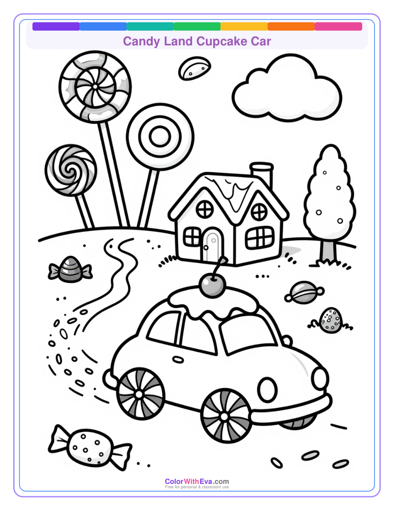 Candy Land Cupcake Car thumbnail