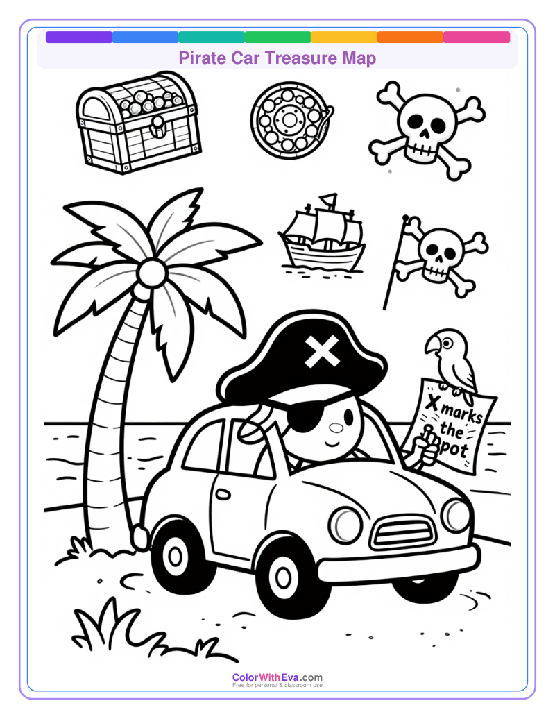 Pirate Car Treasure Map thumbnail