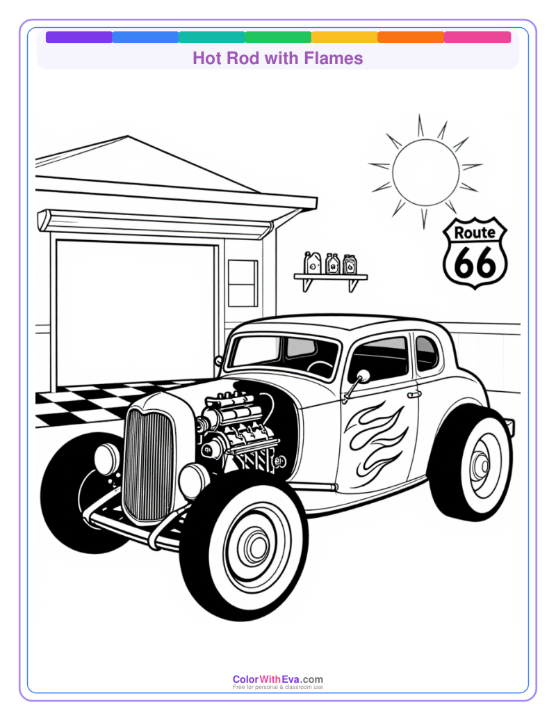 Hot Rod with Flames preview