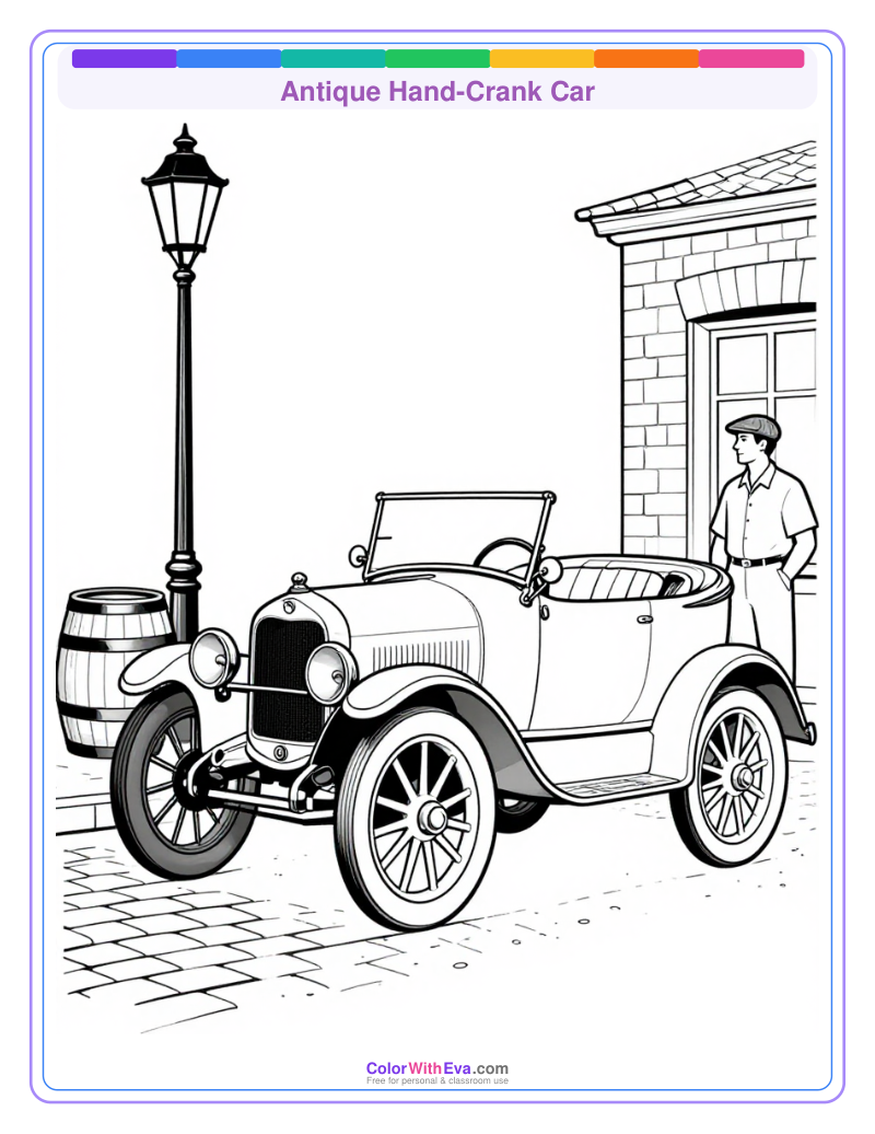 Antique Hand-Crank Car preview