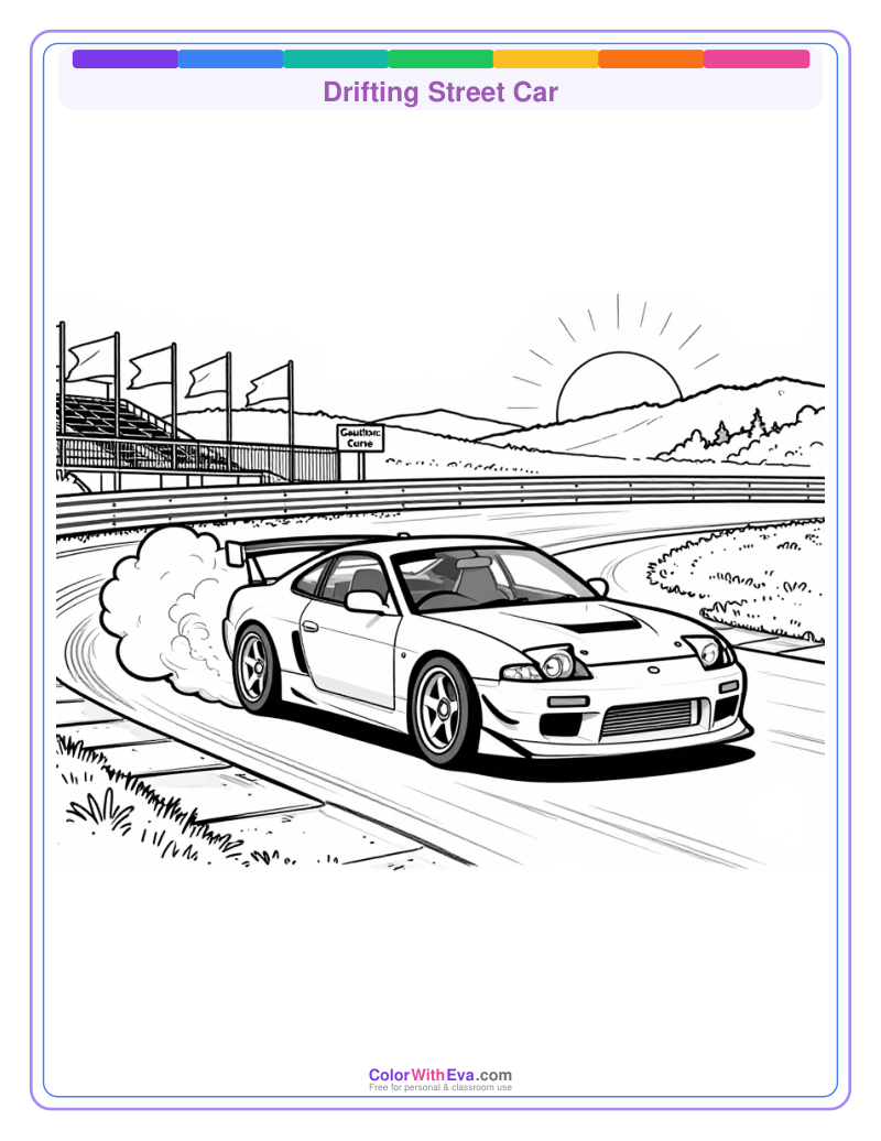 Drifting Street Car preview