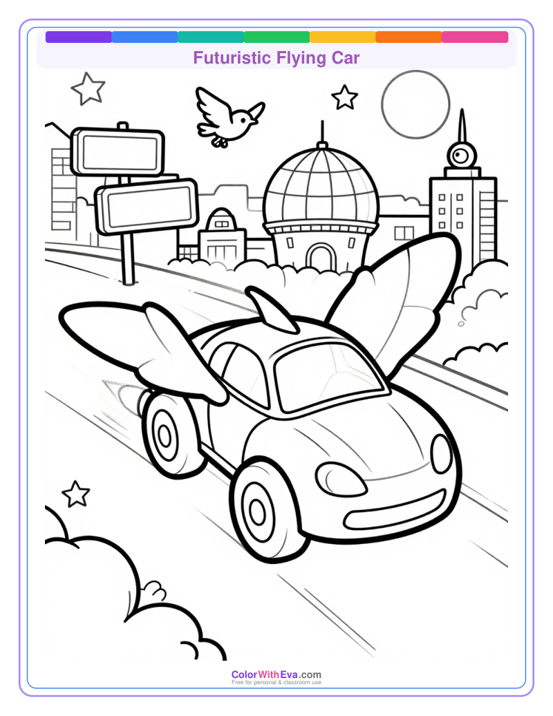 Futuristic Flying Car preview