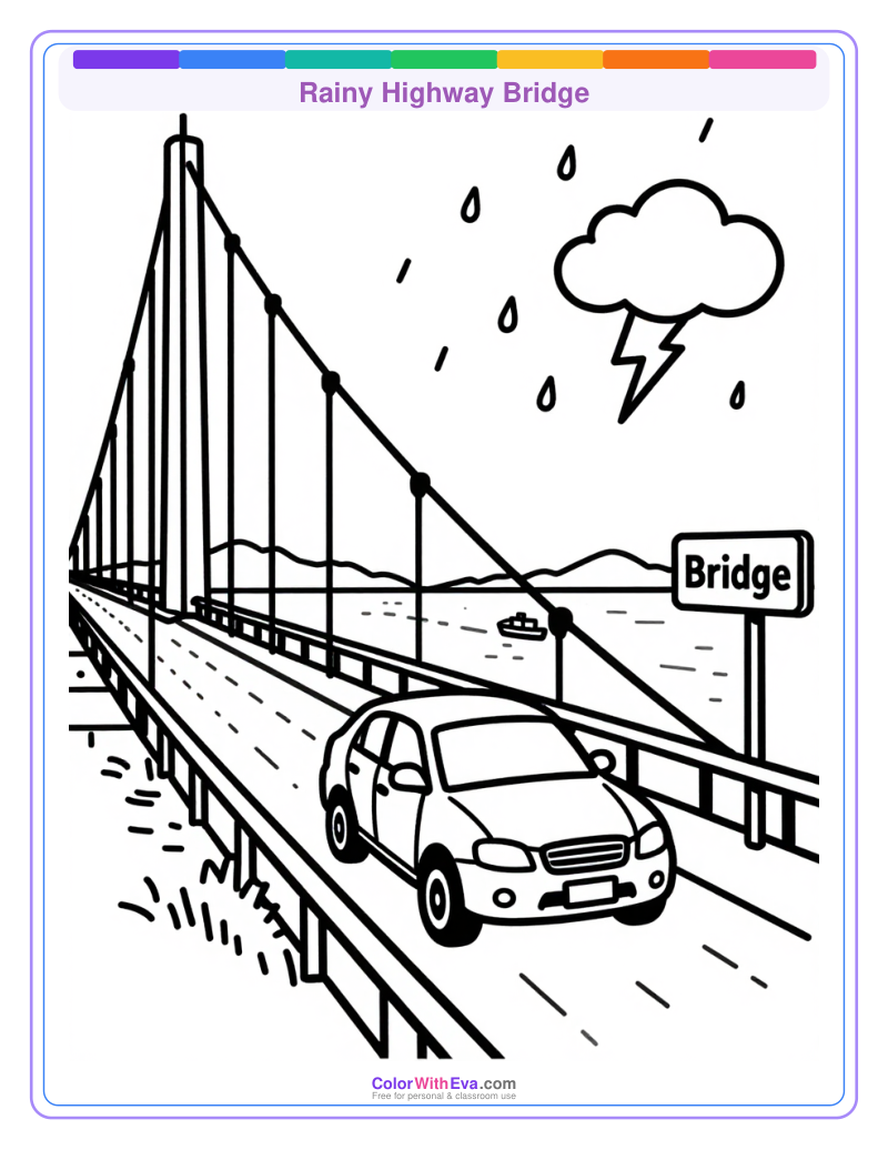 Rainy Highway Bridge preview