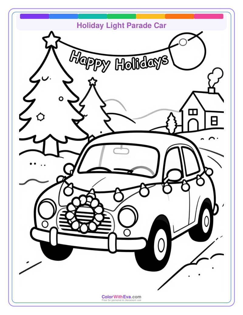 Holiday Light Parade Car preview