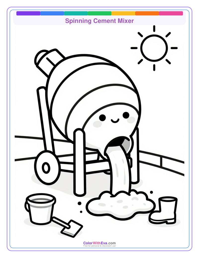 Spinning Cement Mixer preview